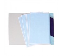 Бумага масштабно-координатная (миллиметровая) ПЛОТНАЯ папка А4 голубая 20 листов 80 г/м2, STAFF