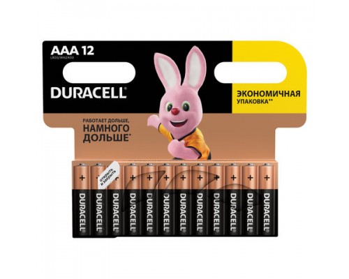 Батарейка Duracell Basic AAA (LR03) 12 шт/уп