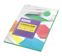 Бумага OfficeSpace "Intensive Color" А4, 80г/м2, 100л. (зелёный)