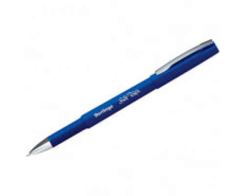 Ручка гелевая синяя 0,5 мм Berlingo "Silk touch"  грип