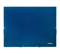 Папка-короб на резинке 30 мм, 700 мкм, синяя Berlingo
