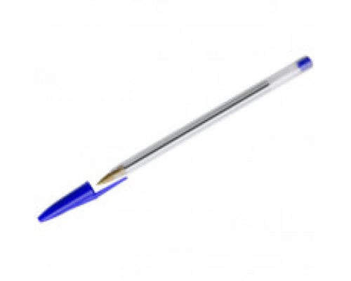 Ручка шар. синяя 0,7 мм, OfficeSpace  прозрачный корпус