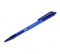 Ручка шар. авт. синяя 0,4 мм, Bic "Round Stic Clic"маслянная, игольч.