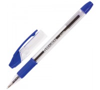 Ручка шар. синяя 0,7 мм, BRAUBERG "Samurai" с гриппом, линия письма 0,3