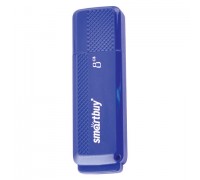 Флэшка 8 GB SMARTBUY Dock, USB 2.0, синий
