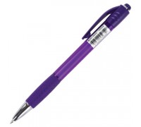Ручка шар. авт. синяя 0,7 мм, Brauberg "SUPER" корпус фиолетовый, узел, маслянная