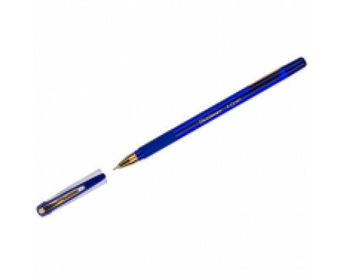 Ручка шар. синяя 0,7 мм, Berlingo "xGold" маслянная, игольчатый стержень, грип