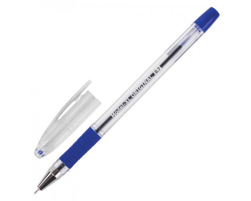 Ручка шар. синяя 0,7 мм, Brauberg "Model-XL" маслянная, с грипом