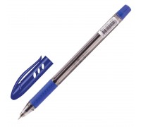 Ручка шар. синяя 0,7 мм, Brauberg "Black Tonel" масляная, корпус тонированный