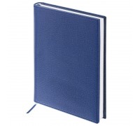 Ежедневник недатированный А5, 160л., Brauberg "Profile", балакрон, синий