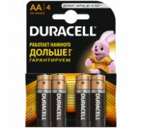 Батарейка Duracell Basic AA (LR06) 4 шт/уп