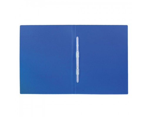 Папка с пластиковым скоросшивателем 500 мкм, 17 мм, синяя BRAUBERG "Office"