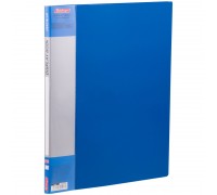 Папка с 10 файлами, Berlingo "Standard", 9мм, 600мкм, синяя