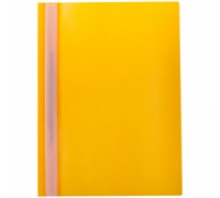 Скоросшиватель пластик А4, 160 мкм, желтый с прозр. верхом OfficeSpace