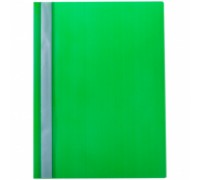 Скоросшиватель пластик А4, 160 мкм, зеленый с прозр. верхом OfficeSpace