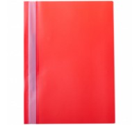 Скоросшиватель пластик А4, 160 мкм, красный с прозр. верхом OfficeSpace