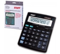 Калькулятор Staff STF-888-12, 12 разр., 200*150 мм, черный