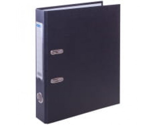 Папка-регистратор 50 мм, черная OfficeSpace с карманом
