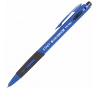 Ручка шар. авт. синяя 0,7 мм, STAFF, корпус синий