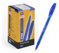 Ручка шар. синяя 1 мм, Flair STAR маслянная, пластик