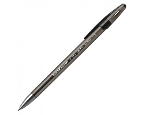 Ручка гелевая черная 0,5 мм Erich Krause "R-301 Original Gel"