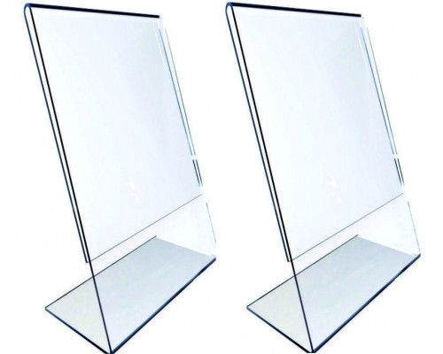 Подставка настольная для рекламных материалов А4 вертикальная (210х297 мм), односторонняя