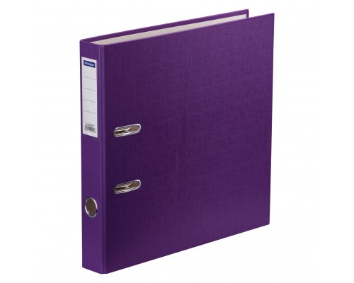 Папка-регистратор 50 мм, фиолетовая OfficeSpace с карманом