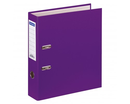 Папка-регистратор 70 мм, фиолетовая OfficeSpace с карманом