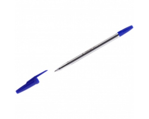 Ручка шар. синяя 1 мм, CORVINA 51, маслянная, прозрачный корпус