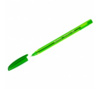 Ручка шар. зеленая 0,7 мм, Berlingo "Triangle 100T" маслянная, трехгран., игольчатый стержень