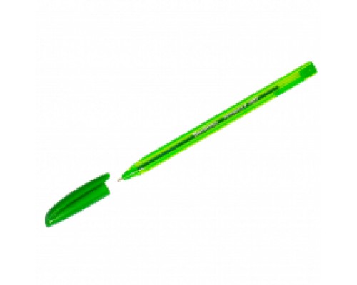 Ручка шар. зеленая 0,7 мм, Berlingo "Triangle 100T" маслянная, трехгран., игольчатый стержень