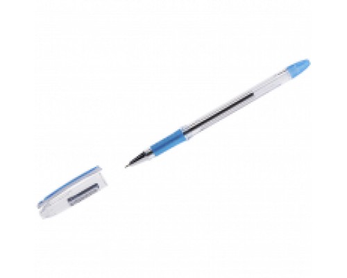 Ручка шар. синяя 0,4 мм, Berlingo "I-10" маслянная,  грип