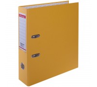 Папка-регистратор 70 мм, желтая Berlingo "Standard" с карманом