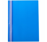 Скоросшиватель пластик А4, 160 мкм, синий с прозр. верхом OfficeSpace