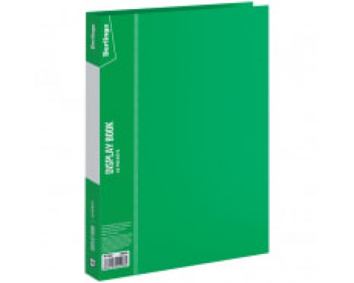 Папка с 60 файлами Berlingo "Standard", 21мм, 700мкм, зеленая
