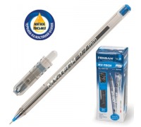 Ручка шар. синяя 0,7 мм, PENSAN "My-Tech" маслянная, игольчатый узел  линия 0,35 мм