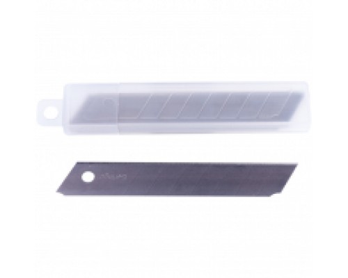 Лезвия для ножей 18 мм OfficeSpace, 10 шт/уп. в пластиковом пенале