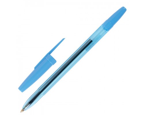 Ручка шар. синяя 1 мм, STAFF "Office", маслянная, тонированный корпус