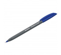 Ручка шар. синяя 1 мм, Berlingo "Triangle Silver" маслянная, трехгран.