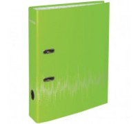 Папка-регистратор 70 мм, зеленая неон Berlingo "Neon" ламинированная