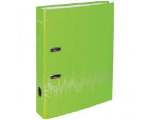 Папка-регистратор 70 мм, зеленая неон Berlingo "Neon" ламинированная