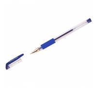 Ручка гелевая синяя 0,5 мм  OfficeSpace грип