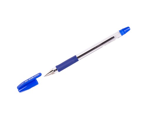Ручка шар. синяя 0,5 мм, Pilot "BPS-GP" маслянная, корпус прозрачный