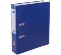 Папка-регистратор 70 мм, синяя OfficeSpace с карманом