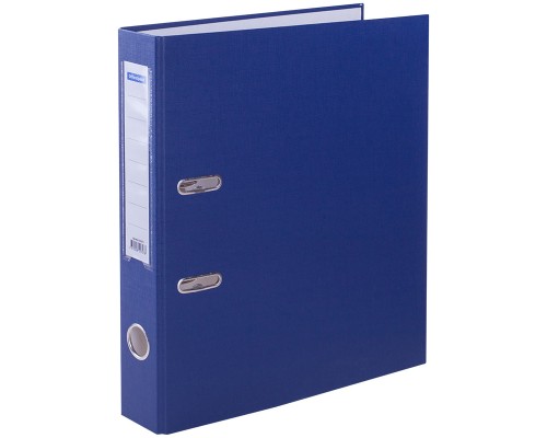 Папка-регистратор 50 мм, синяя OfficeSpace с карманом
